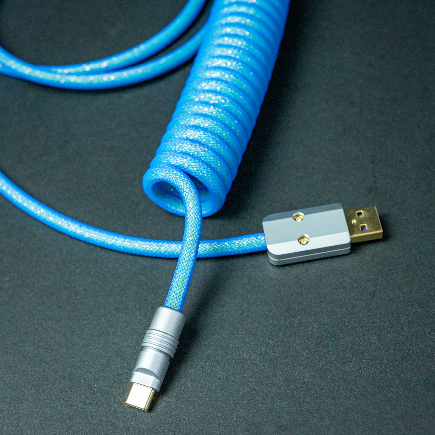 Jumbo Coiled CNC USB C Cable
