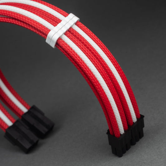 Custom, handmade, bepsoke PSU Cables for ASUS ROG THOR STRIX, Corsair RMi, RMx, AXi, EVGA, Seasonic, Phanteks, Silverstone, Superflower, 8PACK with MDPC-X, Molex & cable combs