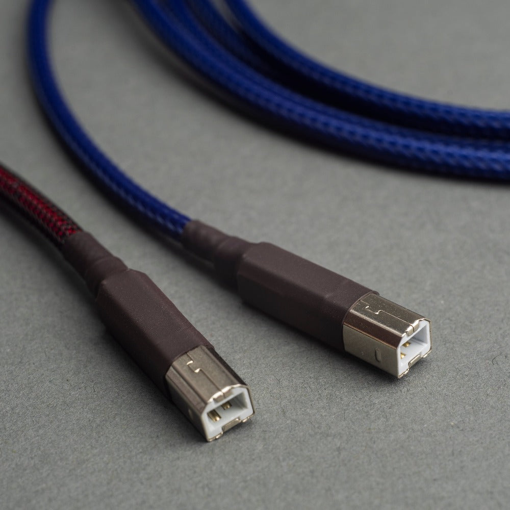 Custom, handmade USB B cables for mechanical keyboards, AMPs, DACs, Audio, PC