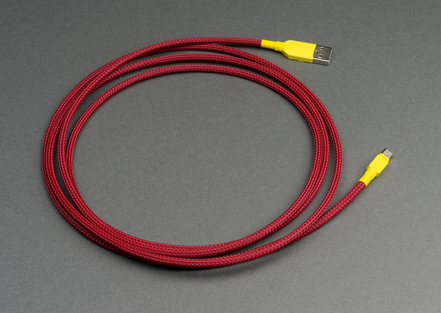 GMK Red Suns Samurai Themed Mechanical Keyboard Cable