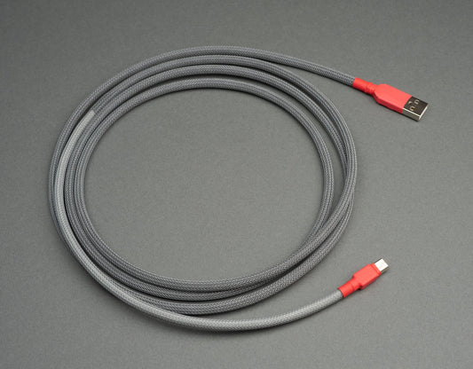 Two Tone /dev/ TTY themed Mechanical Keyboard Cable