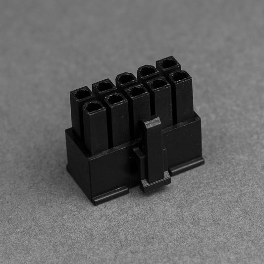 Black 10 pin ATX female connector 