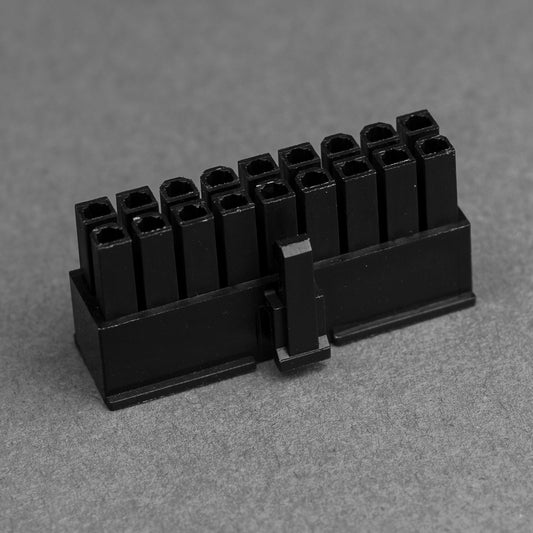 Black 18 pin ATX female connector 