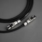 Handmade, custom and bespoke Telegartner RJ45, Ethernet Cat 6, Cat 7 & Cat 8 cables in MDPC-X sleeving