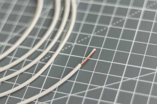 0.75mm² Custom Wire Slim White (1m length) - Pexon PCs 